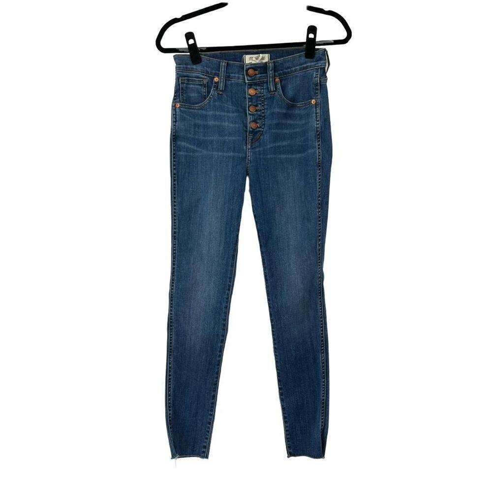 Madewell 10” High Rise Skinny Button Fly Jeans 26 2 Womens